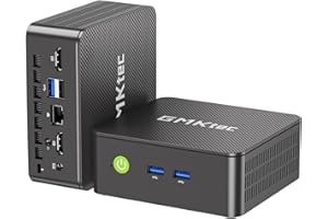 ‎GMKTEC GMKtec G3S N95 Mini PC Intel 3.4GHz, 3 Jahre Produktschutz, 16GB DDR4 RAM 512GB PCIe 3.0 M.2 NVME SSD, Mini Computer 4K Dual HDMI/2.5G LAN/WiFi/BT, Micro PC für Business/Heimkino/Schule Win 11