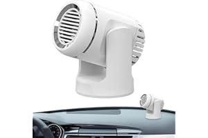 WEQNGIU Autoheizung, 12V Heizung Tragbare Autoheizung, 2-in-1 Schnellheiz-/Kühl Auto Demister Fensterenteiser, der an Den Zigarettenanzünder fürs Auto Angeschlossen Wird