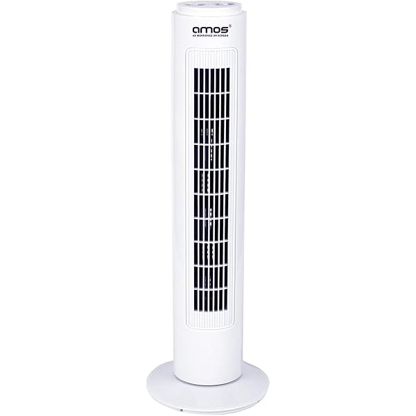 AMOS 29 Tower Fan 3 Speed 2H Timer Free-Standing Oscillating Electric Home  Office Air Cooling : Amazon.co.uk: Home u0026 Kitchen