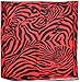Produktbild Animal Print ZEBRA Zebramuster Red Black BANDANA / Tuch Rockabilly
