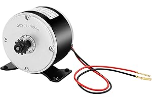 OUKANING Moteur de Brosse à Courant continu 250W 24V Moteur à Aimant Permanent de Brosse électrique pour Scooter électrique de vélo électrique 2750 TR/Min