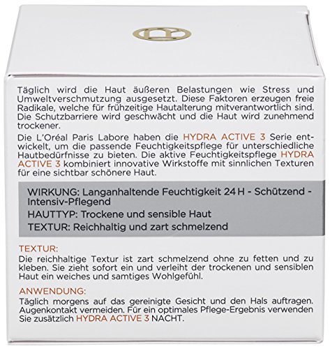 L’Oreal Paris Tagespflege Hydra Active 3 Nutrissime Feuchtigkeitspflege Gesichtscreme 50ml - 6