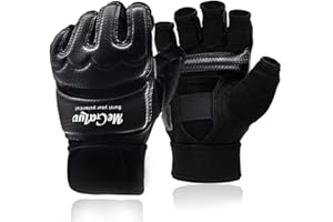 GLINUK Boxhandschuhe Männer Frau Kinder Boxhandschuhe MMA Handschuhe Herren Set Boxen Trainingshandschuhe Boxhandschuhe Leicht Taekwondo UFC Halbfinger Kickboxing BoxsackHandschuhe