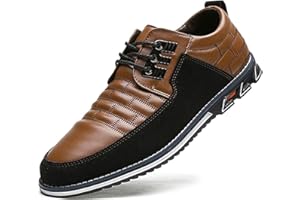 ASIFN Eleganti Scarpe da Ufficio Casual in Pelle da Uomo Mocassini Classici da Lavoro con Lacci Britannici Oxford Comodo da Passeggio Traspirante