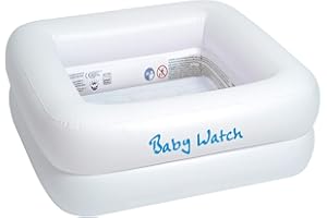 Happy People 18122 Planschbecken-18122 Babywatch Planschbecken, Weiss, 85 x 33 x 85 cm, Weiß