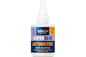 WOLDOCLEAN Super Glue extra forte idéale pour voitures et véhicules 25g - séchage immédiat