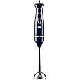 BOSS Stainless Steel Breeze Hand Blender, 350-Watt, 2-Speed, Blue