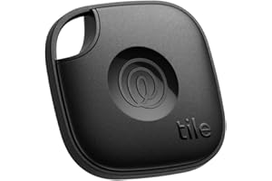 Tile by Life360 Mate - Bluetooth-Tracker, Schlüssel- und Gegenstandsfinder für Schlüssel, Taschen und mehr. Handy-Finder. iOS- & Android-kompatibel. Handy-Finder. 1er-Pack (Schwarz)