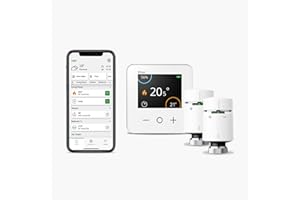 Drayton by Schneider Electric Multi-Zone Smart Thermostat and 2 Smart Radiator Thermostat Kit - Combination Boilers Only - Heating Control