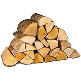 Fire Pit Logs. 20Kg. Kiln Dried Hardwood Logs Suitable for Outdoor Fire Pits. Thinner and Hotter Burning for Less Smoke.