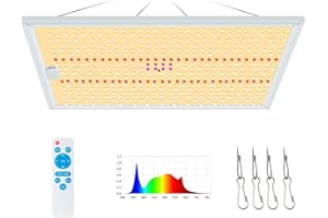 EWITTTI Pflanzenlampe,Grow Lampe 540LEDs Pflanzenlampe Led Vollspektrum, 1000W äquivalente Ferngesteuertes Pflanzenlicht Fernbedienung 10 Levels Dimmen
