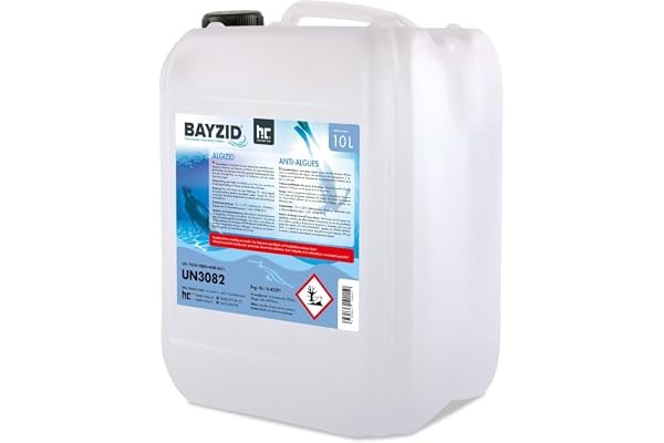 Höfer Chemie BAYZID 1 x 10 L Anti-algues pour Piscine - Effet Rapide Contre Les algues - Non moussant