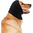 SAVITA No Flap Ear Wraps for Dogs, Snoods for Medium Dogs Ears Pet Ear Muffs for Noise Protection Pet Ear Covers for Relieve Anxiety From Thunder Fireworks Force Drying(Size M) medium