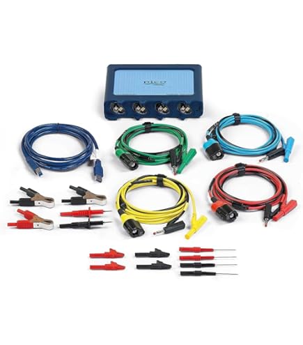 Pico Technology PicoScope 4425A Automotive Oscilloscoop 4 kanaals USB Digitale Diagnostic PC Scope Starter Kit met software, sondes en adapters