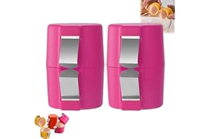 TEDULL Egg Shell Opener,Egg Cracker Cutter,Egg Cup,Stainless Steel Egg Shell Opener,Egg Shell Cutter Tool Separator,Eggshell Opener,Egg Peeler Tool,Egg Cracker Tool,Egg Opener Topper Cutter (Pink,2PCS)