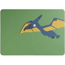 ASA Tischset ‚Kuh Kerstin‘ – 46 X 33 Cm, Aus PVC-Kunstleder (blau/gelb, Für Kinder)