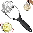 HUYIWEI schiacciapatate in acciaio inox, pestello manuale, per verdure e frutta