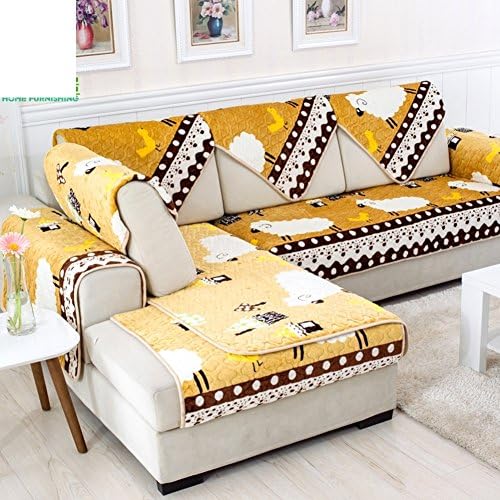 Sofa Slipcovers,Sofa Covers,Protector Furniture flannel sofa cushions/Fabric seat cushion / slip sofa towel/Living room garden short plush sofa towel-A 90x90cm(35x35inch)