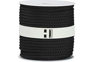 Hummelt Rope Universalseil Polypropylenseil 6mm 50m schwarz auf Rolle