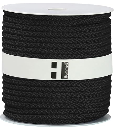 Yankum Ropes Rattler Seil – 2,5 Cm X 50,8 M, Doppelt Geflochtenes Nylon, UV-beständig