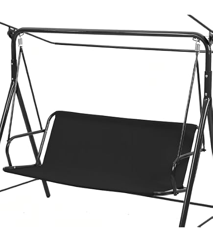 Coprisedile Per Dondolo Da Giardino In Oxford 600D | Impermeabile E Anti-UV, Adatto Per 2 Posti, Sostituzione Facile