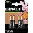 [Import Anglais]Duracell Rechargeable Staycharged AAA 4 Pack Batteries, 900mAh