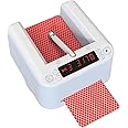 PAILON Automatic Card Dealer Machine, 360° Rotating Universal Anti-Cheating Playing Card Dealing Tool, Built-in Rechargeable Battery, for UNO, Blackjack, Texas Hold'em, Home Card Games