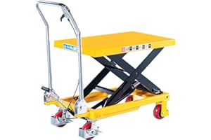 Loadsurfer 300kg Mobile Scissor Lift Hydraulic Lifting Platform Table Trolley Cart Truck