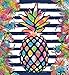 Produktbild SECANETA Riesiges Strandtuch aus 100% Baumwolle, 210 x 230 cm Mandala Doppel Ananas (Marine)