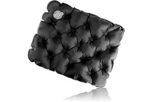 Toaluea Cuscino per Seduta Gonfiabile, Impermeabile Cuscino da Stadio con Borsa di Stoccaggio per Campeggio Viaggio Barca Concerti Spiaggia Aereo Prato Sedia da Ufficio