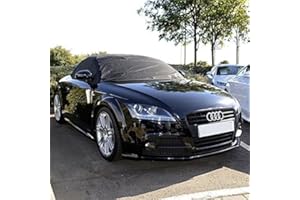 UK CUSTOM COVERS CUSTOM DESIGNS FOR ULTIMATE PROTECTION UK Custom Covers RP238 Tailored Soft Top Roof Half Cover Black - To Fit Audi TT 2006-2014