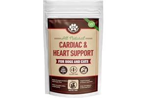HERBS FOR PAWS Dog Cardio Strength (120 grams) Heart Murmur Supplement Hawthorn Berry Powder, vitamins for pet heart health | Made in USA