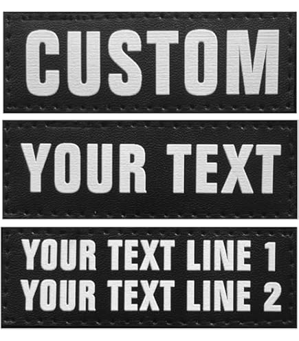 2x Personalisierbare Leucht-Etiketten Für Hundegeschirr - Selbstklebend & Nachtleuchtend