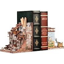 INSOON Booknook Set Di Costruzione In Miniatura 918 Pezzi - Fermalibri Illuminato Per Bambini E Adulti, Kit Fai Da Te Per Ragazzi E Ragazze Dagli 8 Anni In Su