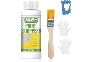 Allisway Paint Stripper, Lackentferner, Abbeizer, Kraftvoller Abbeizer, Hochwirksam beim Entfernen Verschiedener Farbschichten, Geeignet für Metall-, Holz- und SteinoberfläChen, 100 ml