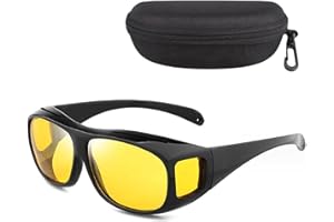 SOBETA IFFANY Lunettes Nightglo, lunettes de vision nocturne, lunettes de phare avec technologie Glarecut, lunettes de conduite de nuit anti-éblouissantes efficacement des phares venant en sens inverse