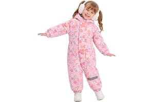 JiAmy Baby småbarn snödräkt snöoverall vinteroverall pojkar flickor
