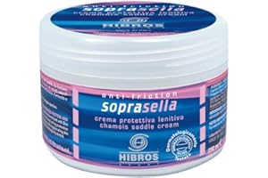Hibros Crema Soprasella Lenitiva Idratante Protettiva Anti Sfregamento - Fondello Ciclismo Sottosella - Bici Corsa Sport Uso Sportivo Running 250 ml