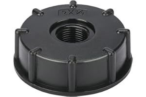 profiwoab IBC Tank Zubehör IBC-Adapter 1/2 Zoll Innengewinde IBC Tank Zubehör IBC-Behälterzubehör Adapterdeckeldeckel (1/2 Zoll)