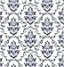Produktbild Klebefolie - Ornament Aida blue - Möbelfolie Vintage - Selbstklebefolie Dekorfolie 45x200 cm - selbstklebende Folie - Bastelfolie
