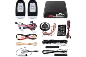 EASYGUARD EC002 RFID PKE Car Alarm System Passive Keyless Entry remote Engine Start Push Button Start Touch Password Keypad