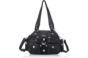angel kiss Borsa a Mano Borsa Tracolla da Donna con Doppio Uso Elegante Spalla Grande Pelle Borse Moda Borsa Hobo Tote Manico Superiore per Shopping Lavori viaggiare
