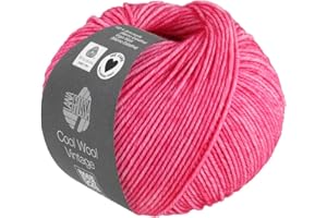 ‎LANA GROSSA LANA GROSSA Cool Wool Vintage | Merinoklassiker mit Ton-in-Ton Farbeffekt | Handstrickgarn aus 100% Schurwolle (Merino extrafein) | 50g Wolle zum Stricken & Häkeln | 160m Garn FB 7371