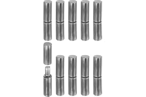 QUARKZMAN 10 stycken svetsgångjärn svetsbara fat gångjärn 12 x 50 mm