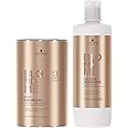Schwarzkopf Blondme Premium Lightener 9 (15.8oz) & Developer 9%/ 30 Volume -33.8oz, Duo Set