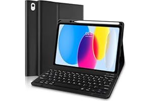 TENGWUDZ iPad 10 Generation Tastatur Hülle, Tastatur Hülle für iPad 10th Gen 2022 10,9 Zoll, QWERTZ Deutsches Tastatur für iPad 10. Gen 10,9"