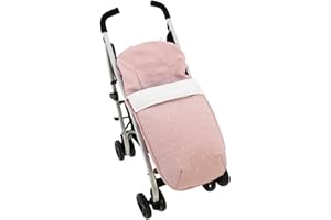ROSY FUENTES Saco Silla de Paseo Universal Saco Carrito Bebé - Funda de silla de paseo - Equipado para ser Ajustado perfectamente 0-rosa empolvado, 1 unidad