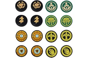 TOEECY 16 sztuk joystick nakładki do Switch/OLED/Lite, Thumbstick Grip nakładki kontrolera, nakładki analogowe, miękkie silikonowe nakładki na sztyfty, antypoślizgowe i odporne na ścieranie