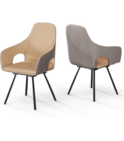 Meubelplaats Eetkamerstoelen (Set van 2) Raster Draaibaar Bouclé