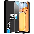 SupCares Military-Grade Gorilla Tempered Glass Screen Protector for Redmi 13C, Redmi 13C 4G and Poco C65 (6.74 Inch) With Installation Kit | Edge to Edge Coverage | Black